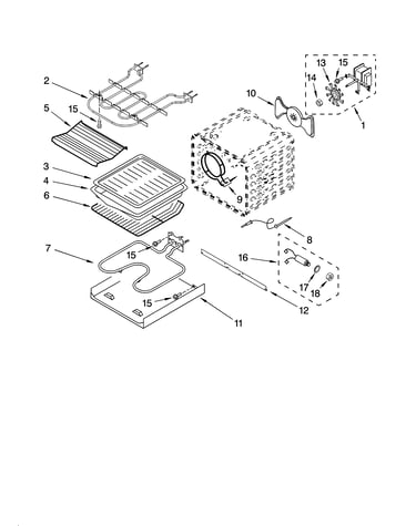 Internal oven parts