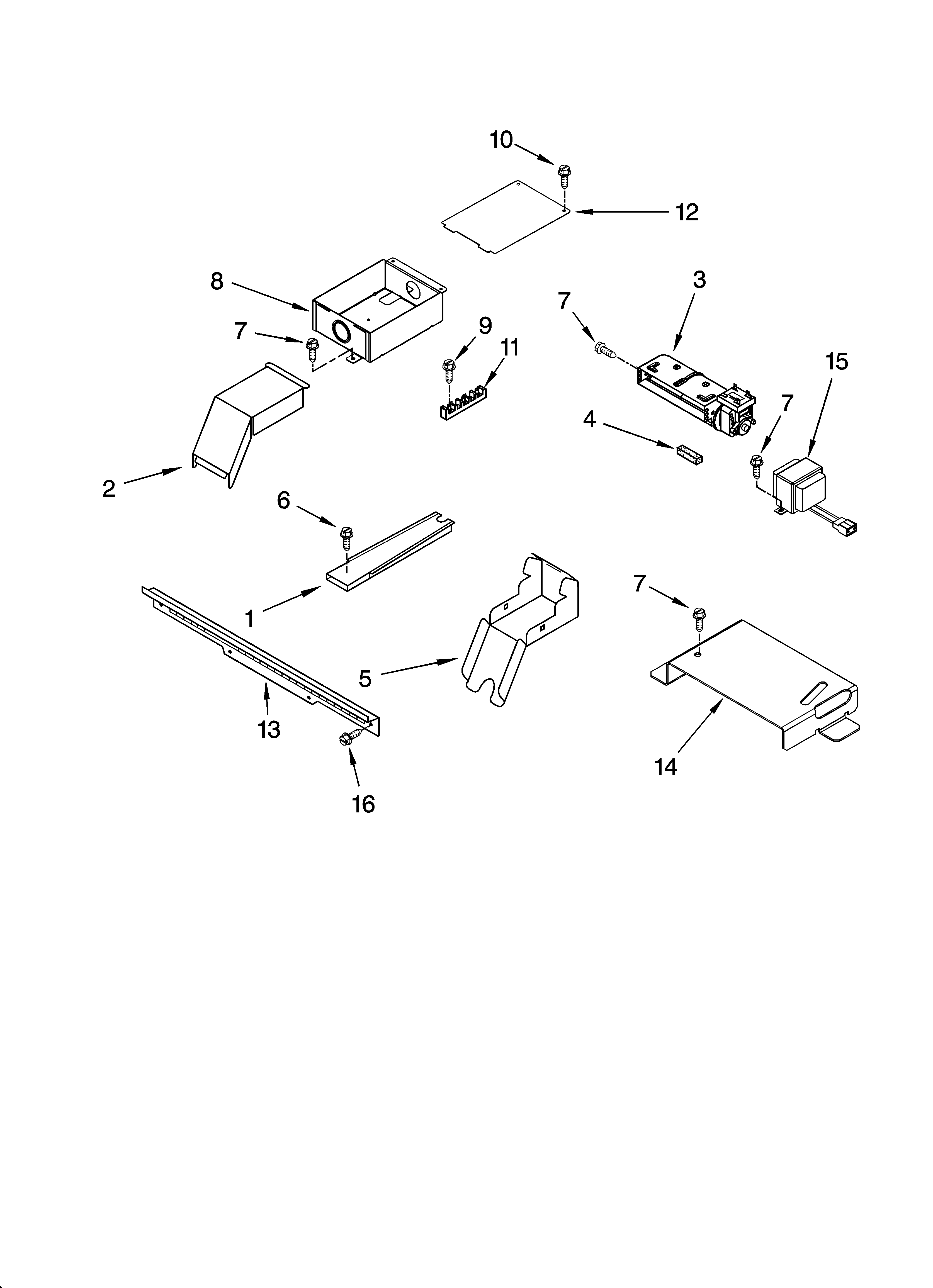 Top venting parts, optional parts