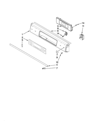 Control panel parts