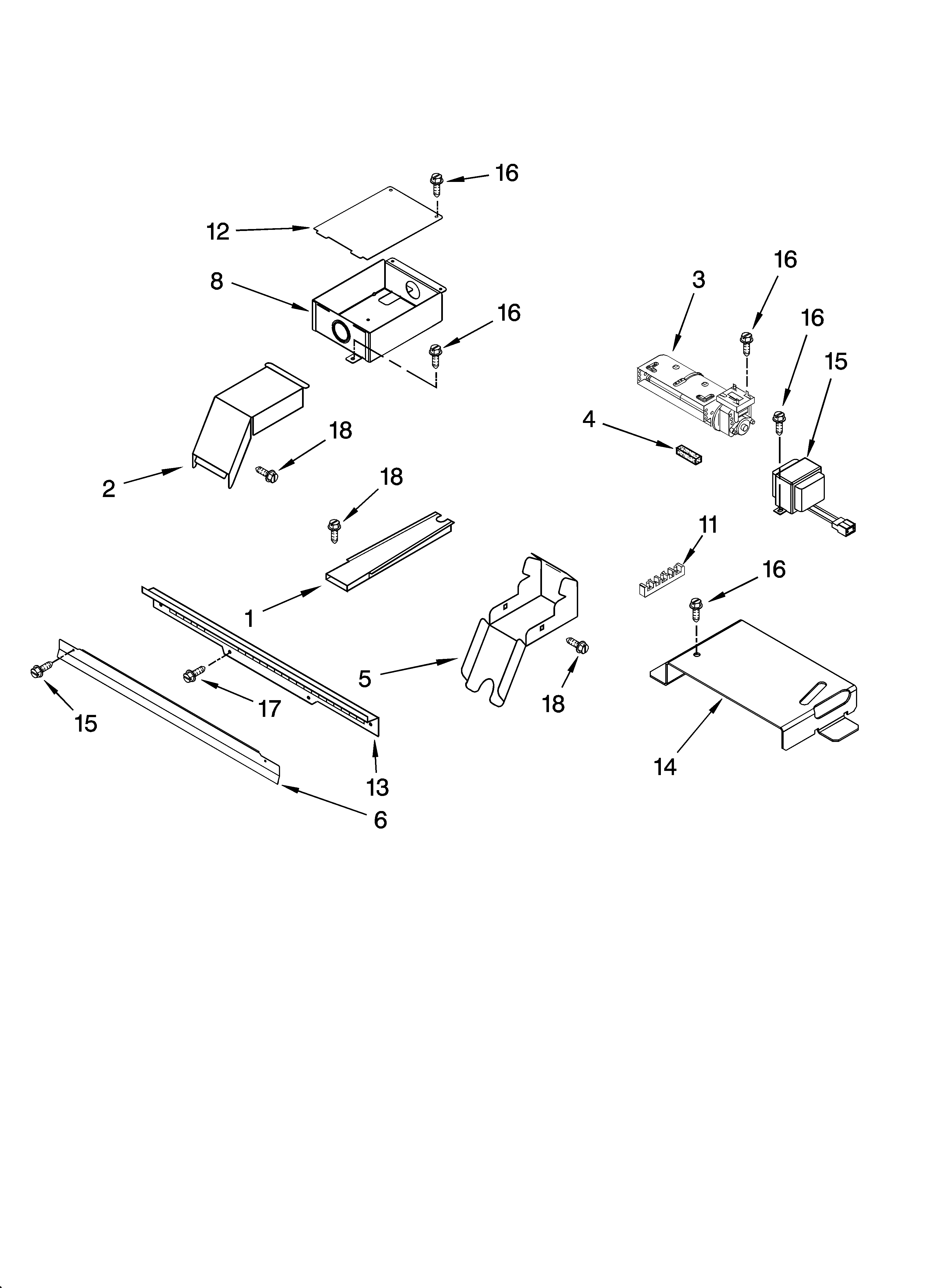 Top venting parts, optional parts