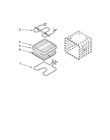 Internal oven parts