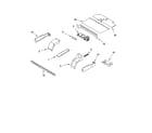 Whirlpool YRBS275PDQ9 top venting parts, miscellaneous parts diagram