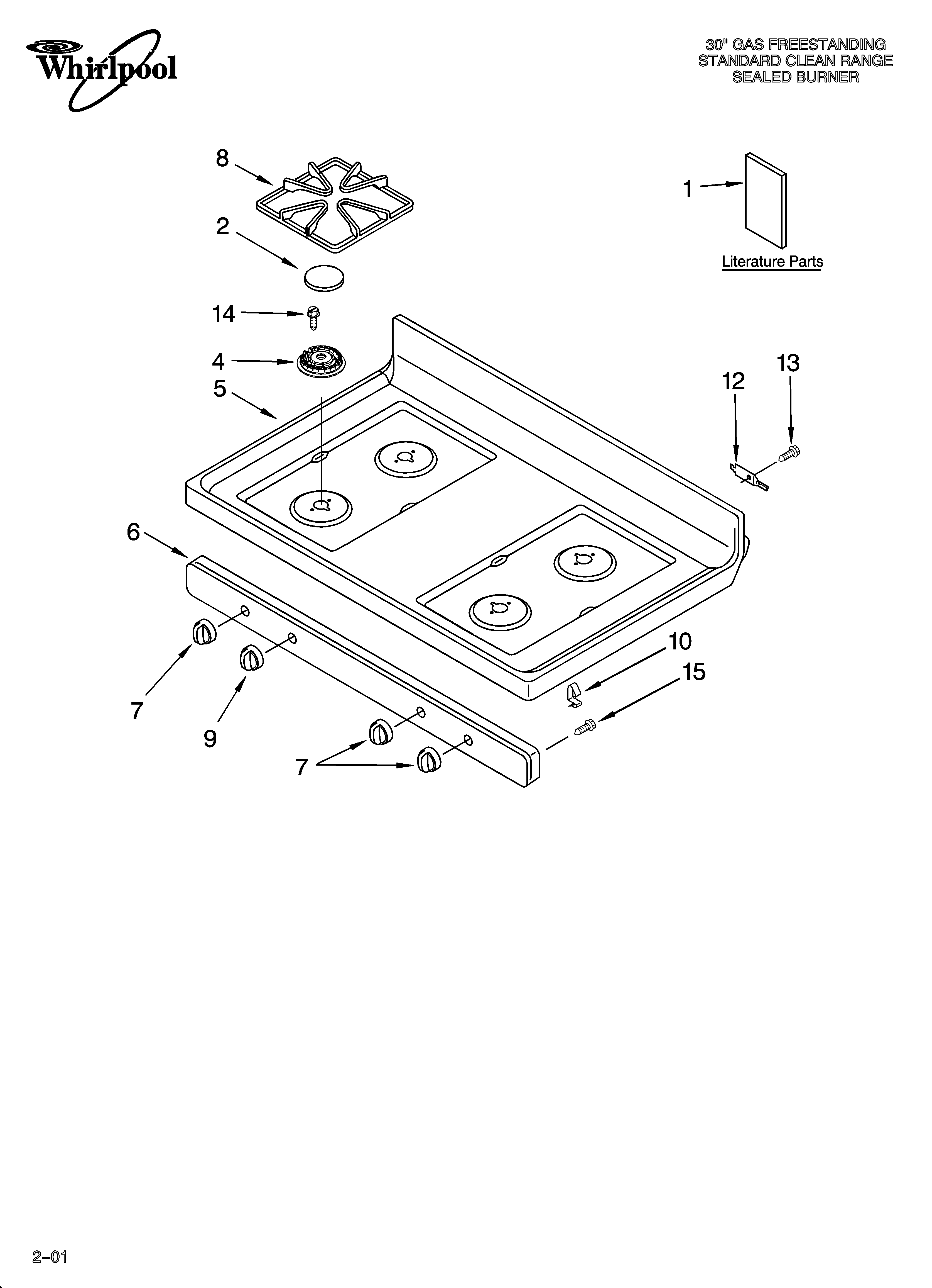 Cooktop parts