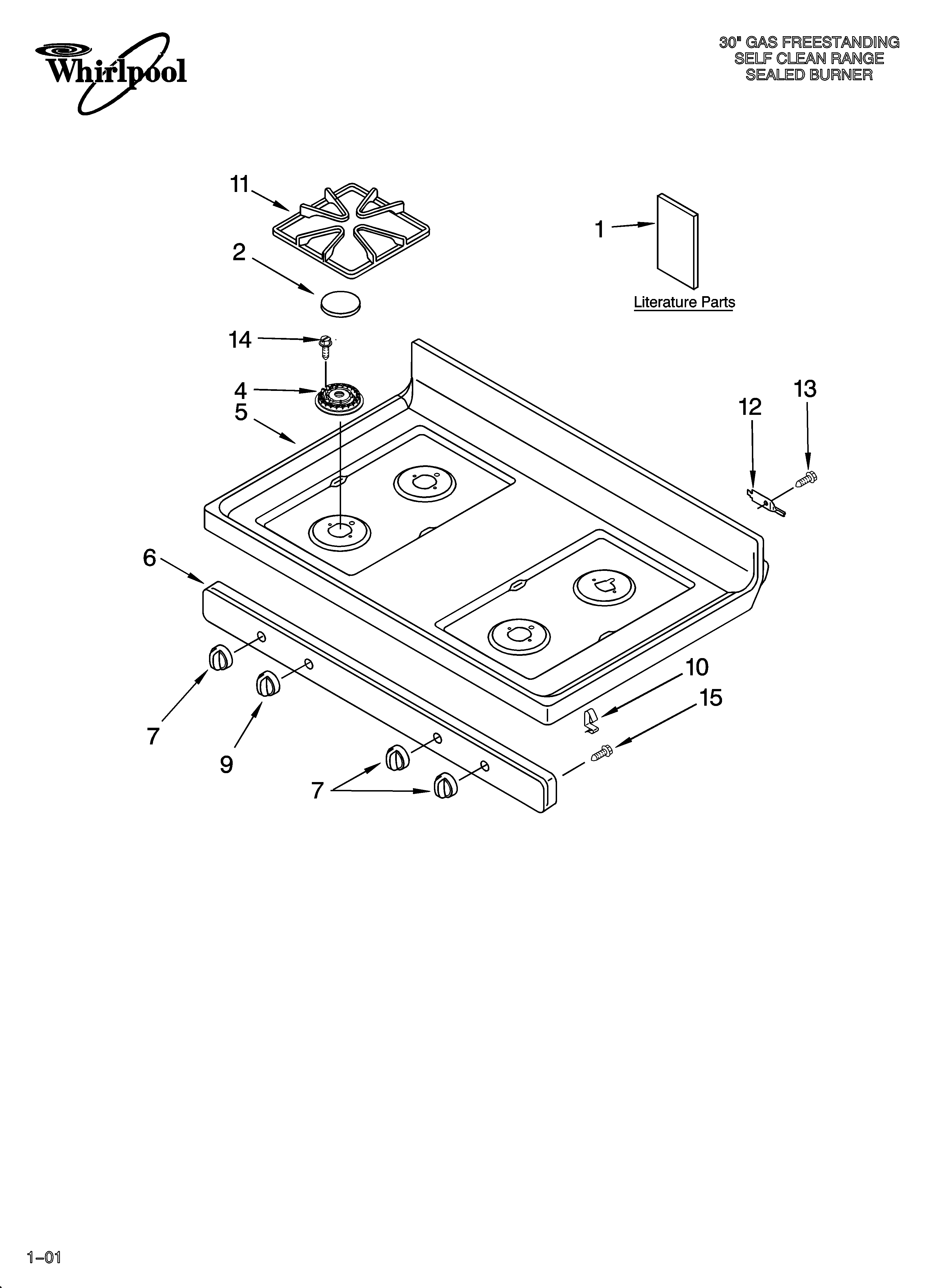 Cooktop parts