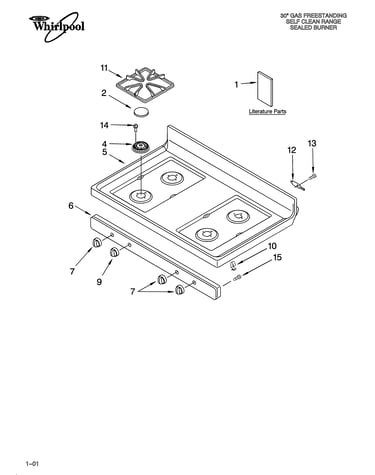Cooktop parts