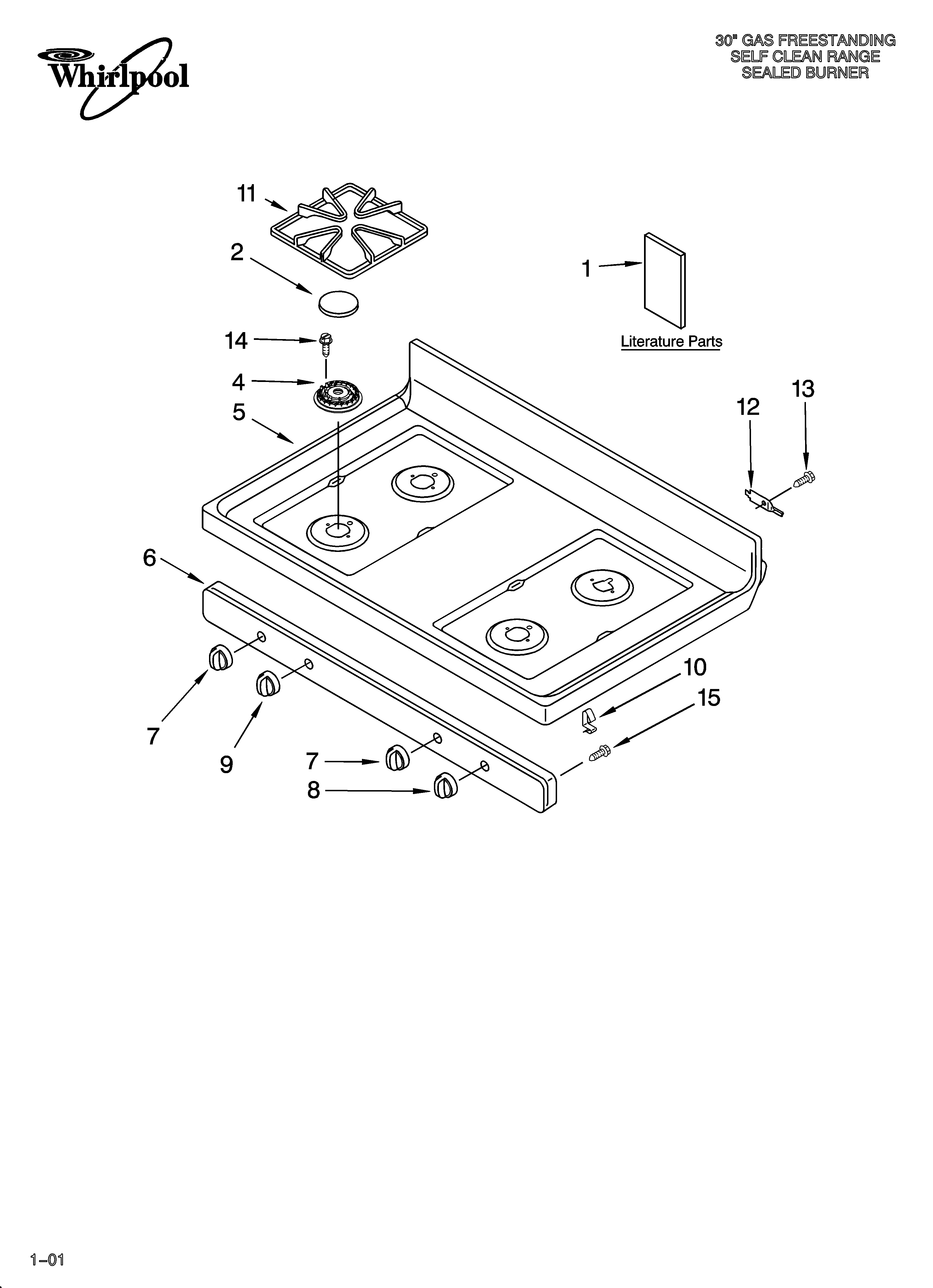Cooktop parts