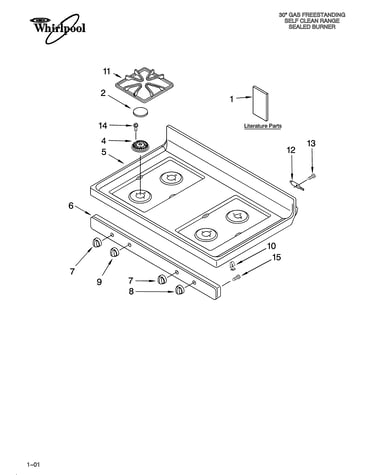 Cooktop parts