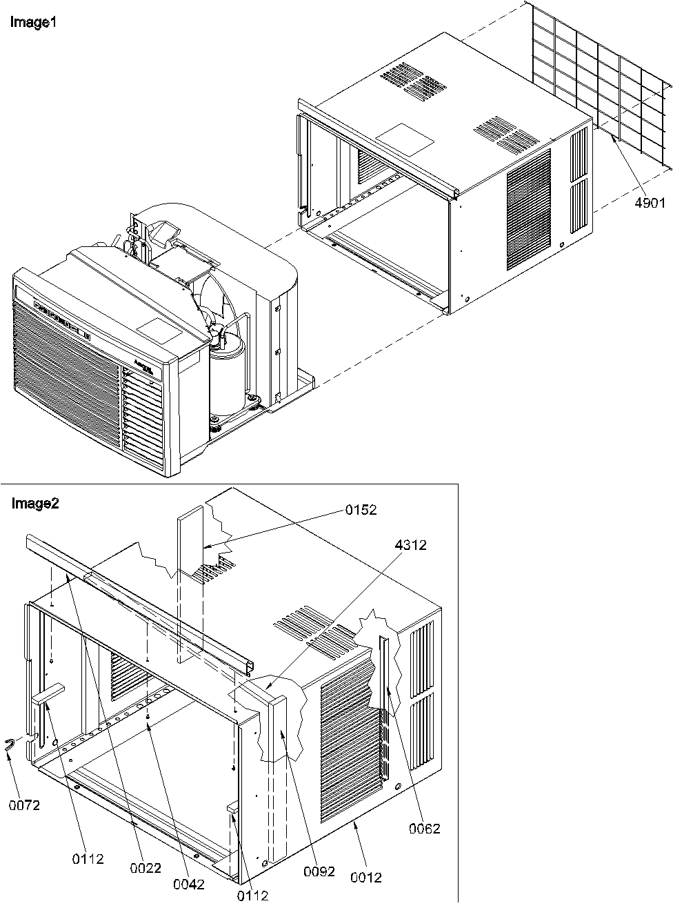 Chassis & outer case assembly