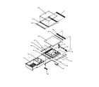 Amana 2599CIWEA-P1170601WL ref shelving and drawers diagram