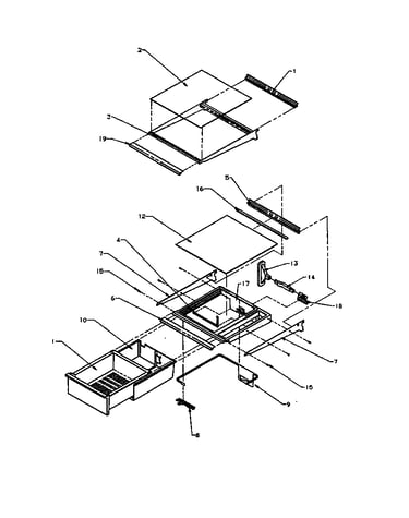 Ref shelving and drawers