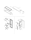 Refrigerator door / trim / handles