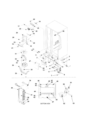 Drain system / rollers / evap assy