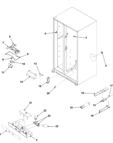 Evap fan assy and lights