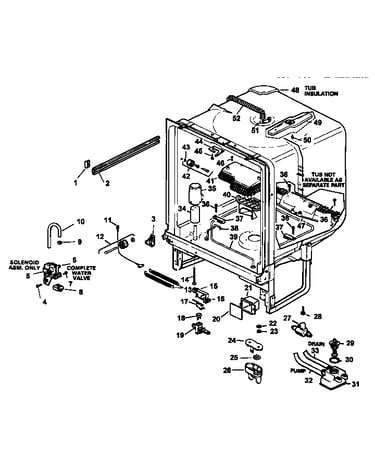 Tub assy