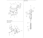 Amana AFC0701AW-PAFC0701AW0 compressor, hinge & lock diagram