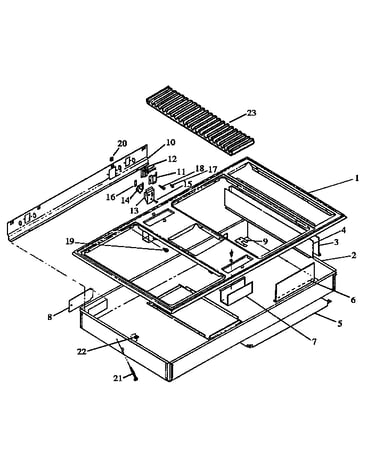 Burner box section