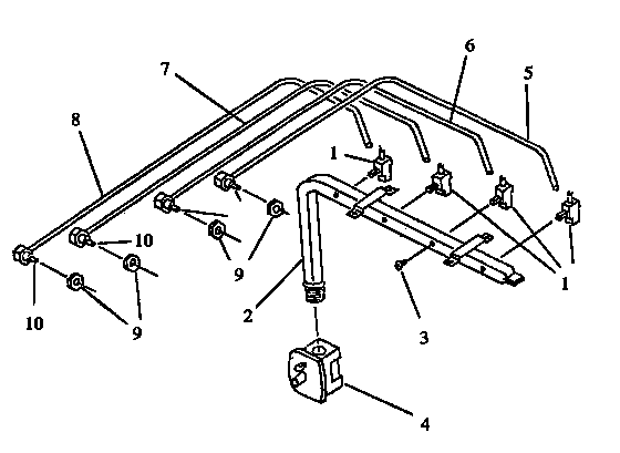 Manifold and tubing assy