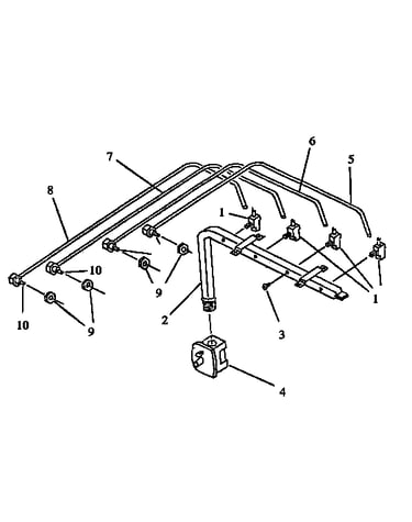 Manifold and tubing assy