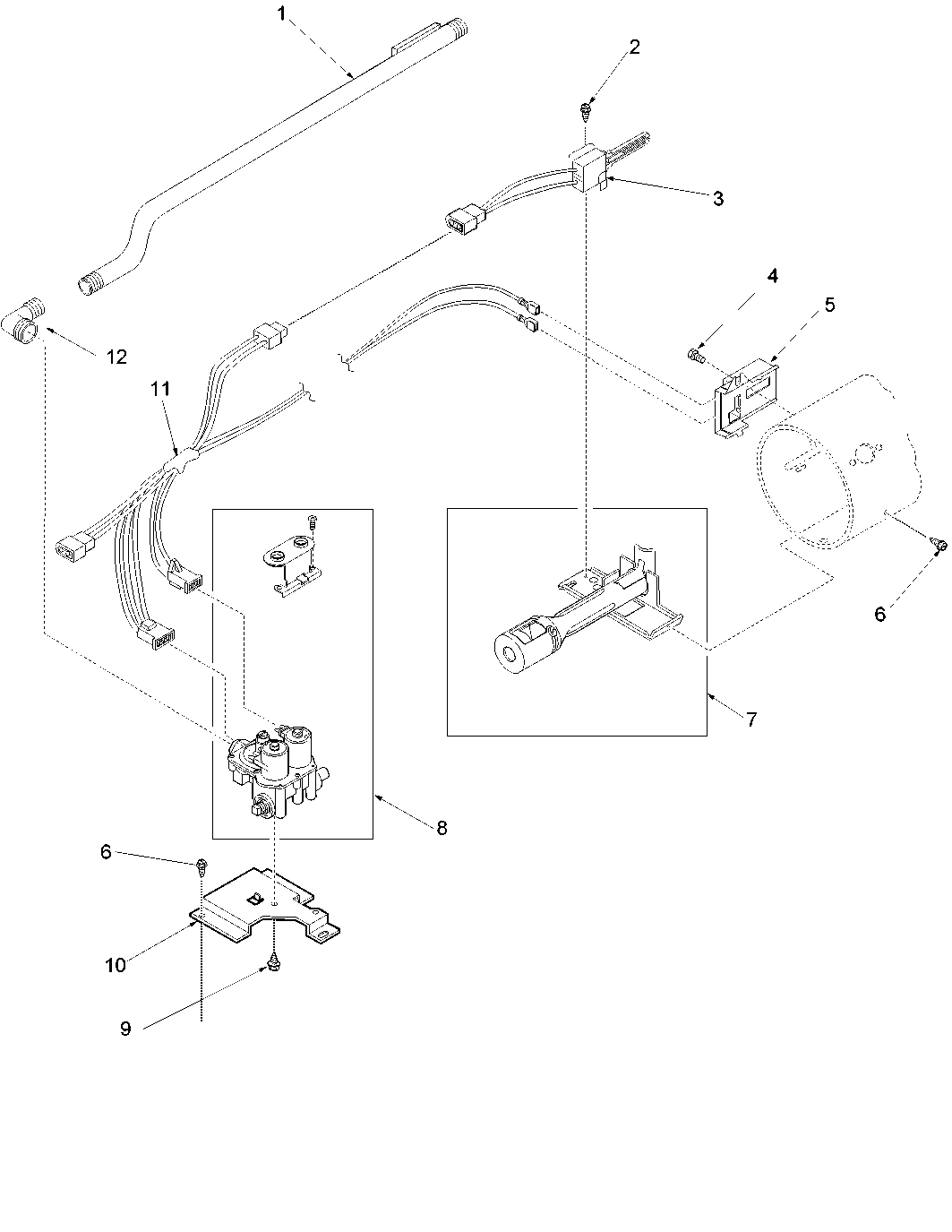 Gas valve, igniter & gas conversion kit