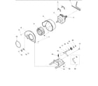 Amana ALG331RAW-PALG331RAW motor and fan assemblies diagram