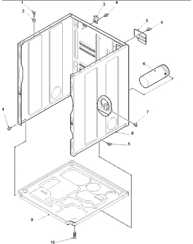 Cabinet and base