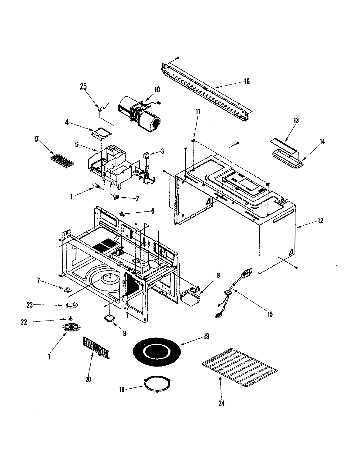 Body/cavity/blower motor