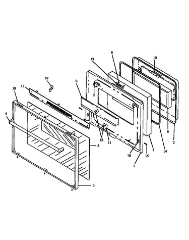 Oven door