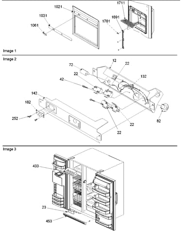 Facade dispenser cover, elect brkt assy