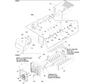 Amana ARS236XAW-PARS236XAW0 ice bucket auger & ice maker parts diagram