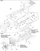 Ice bucket auger & ice maker parts