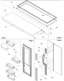 Refrigerator door trim