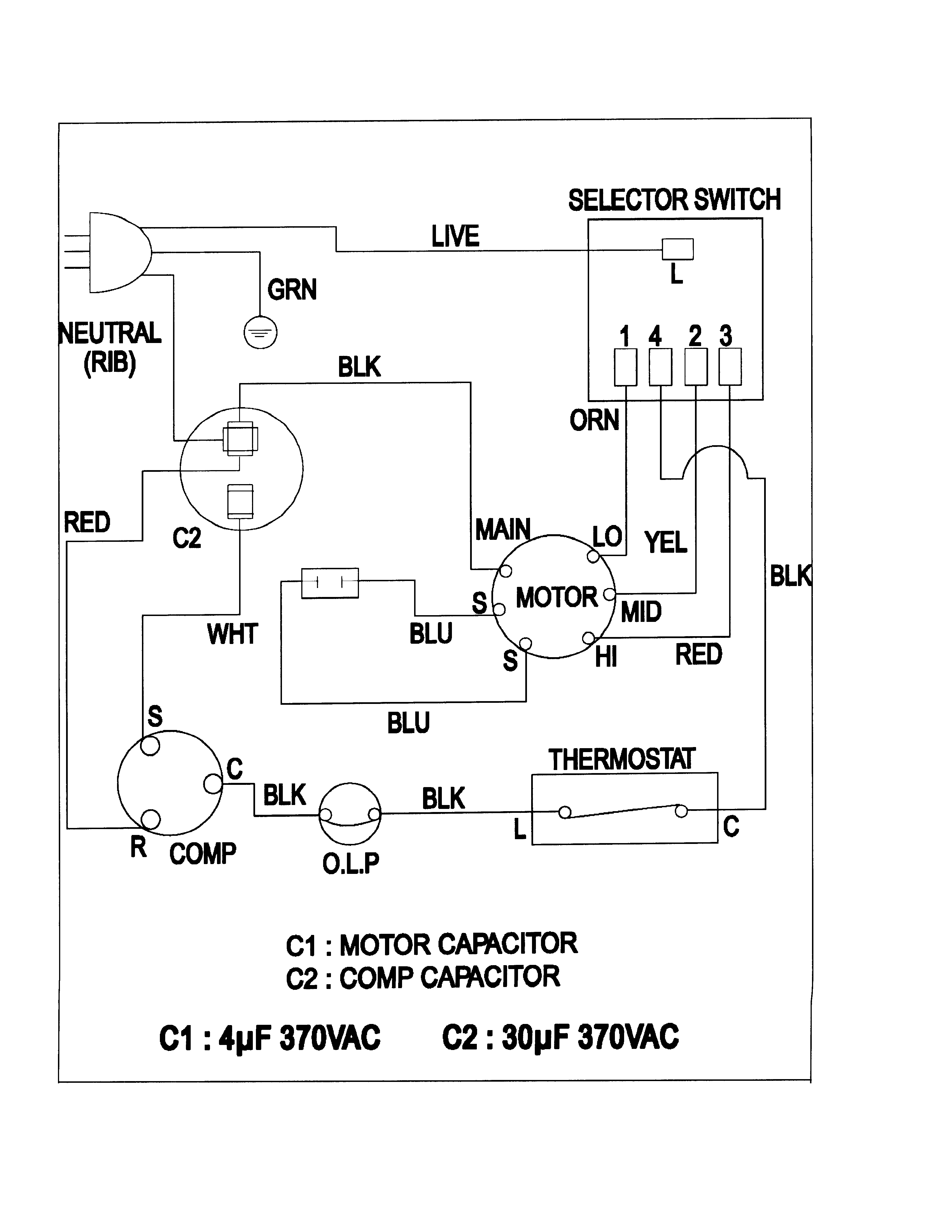 WIRING INFORMATION (AW0510C)