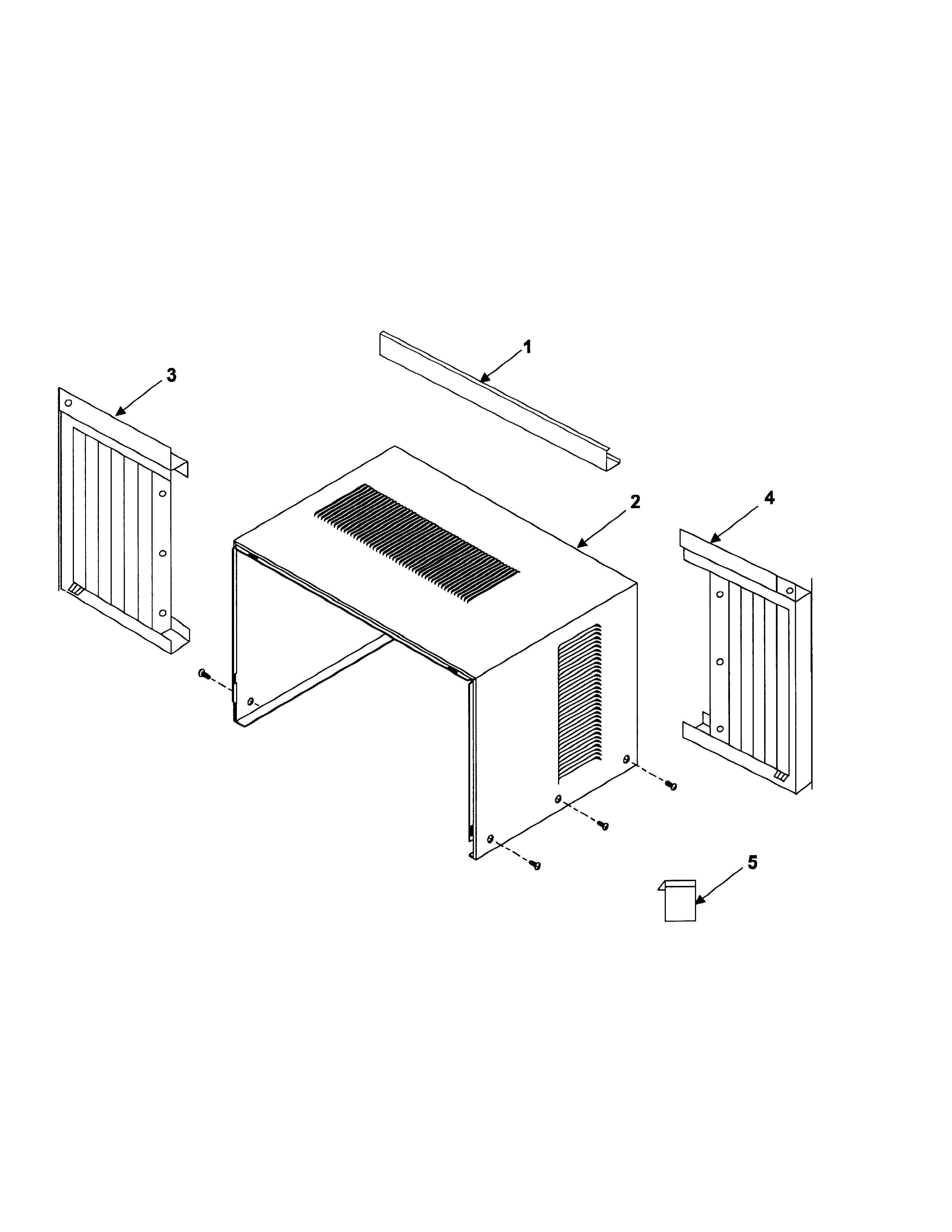 Outer case assembly