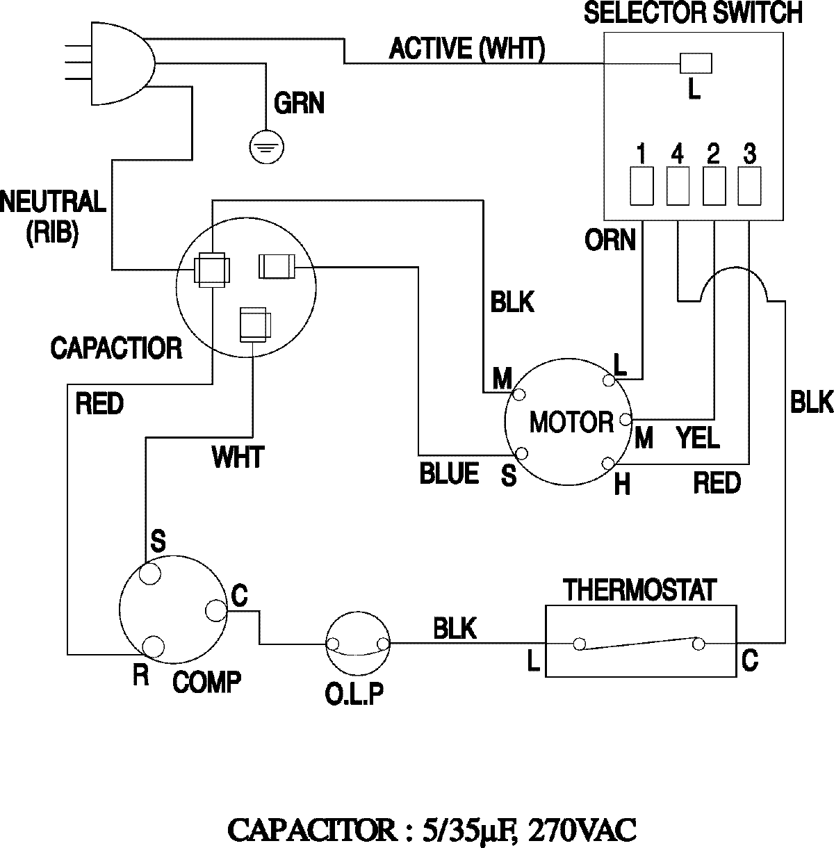 WIRING INFORMATION (AW0510D)