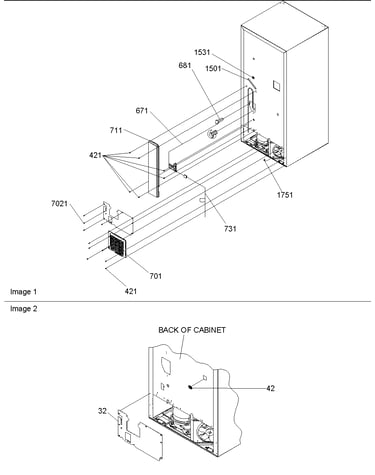 Cabinet back