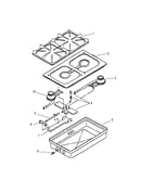 Top burner assembly - cc25, and cc27