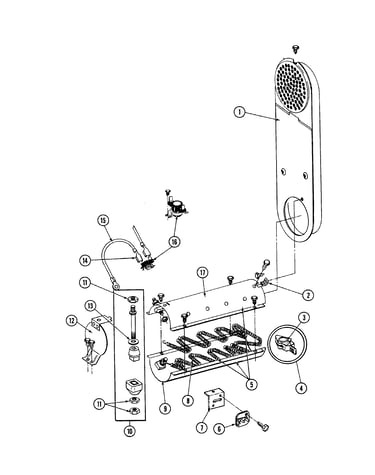 Inlet duct & heater assembly