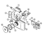 Jenn-Air DW860W rinse aid & soap dispenser diagram