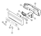 Maytag DWU8912AAM control panel diagram