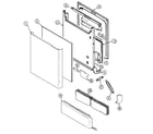 Maytag DWU8912AAM door diagram