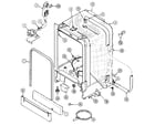 Maytag DWU8912AAM tub diagram