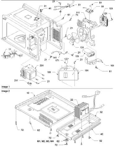 Interior and base plate parts