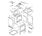 Modern Maid FDU2482B-P1130613NB cabinet assy diagram