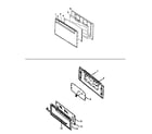 Amana GBP26AA0X-P1143026NW oven door diagram