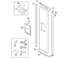 Maytag GC2227EED3 freezer outer door diagram