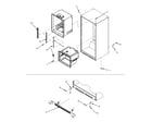 Jenn-Air JBD2286KEW interior cabinet & toe grille diagram