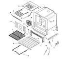 Jenn-Air JES9800BAB oven/base diagram