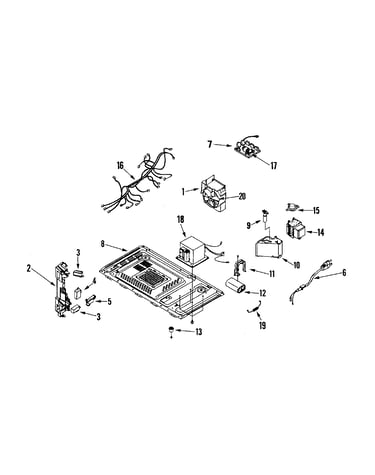 Internal controls/latch asy./base