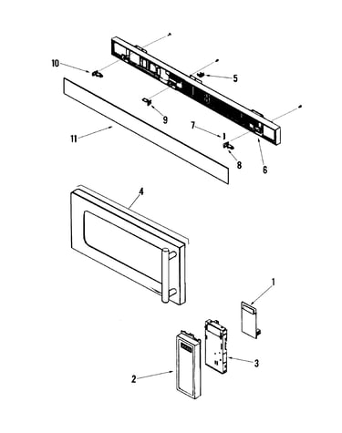 Control panel/door/grille