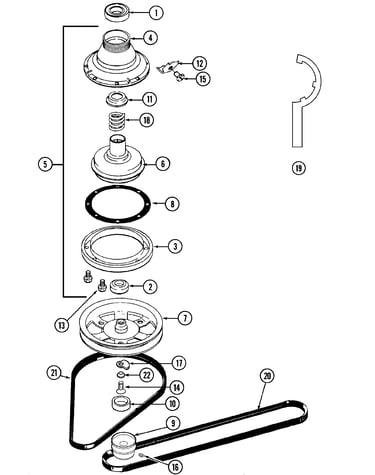 Clutch, brake & belts